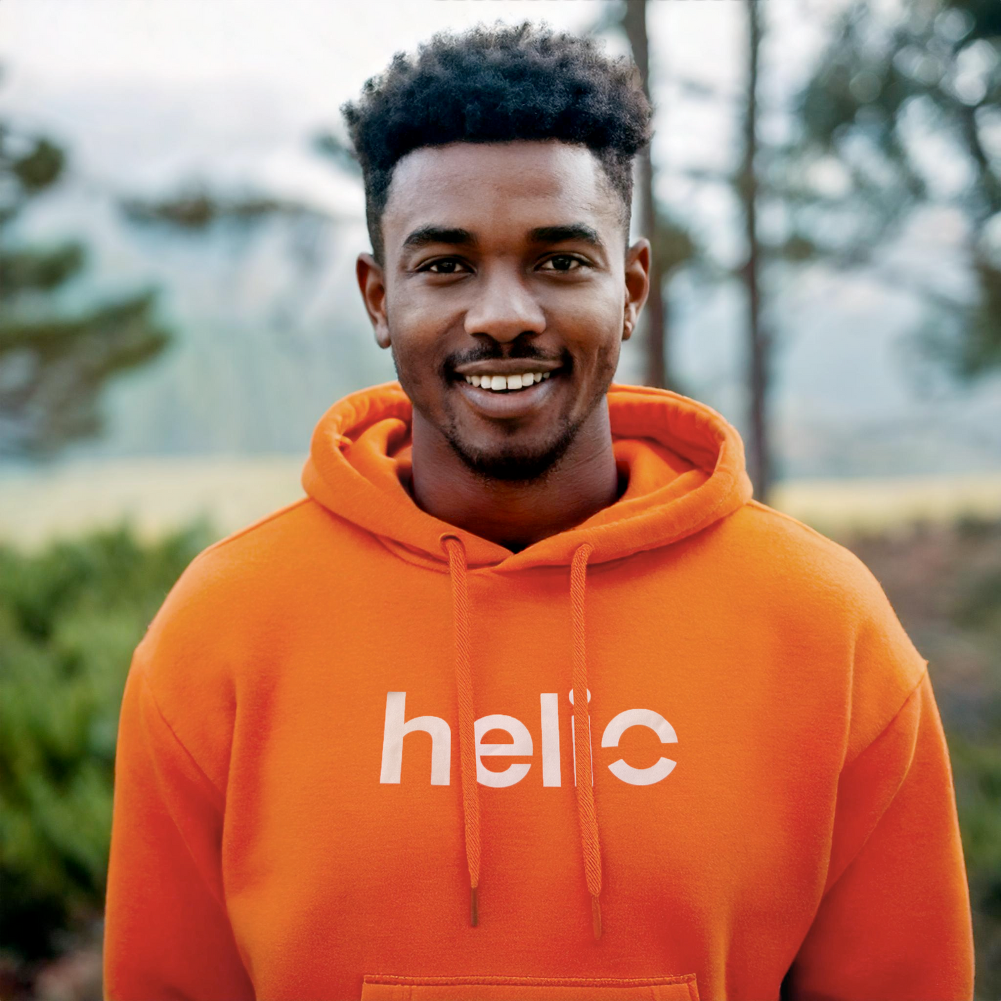 Helio Heavyweight Orange Hoodie